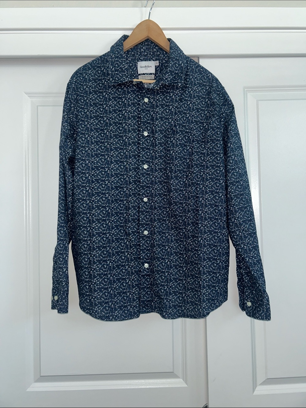Goodfellow & Co Men's Navy Button-Down Shirt
